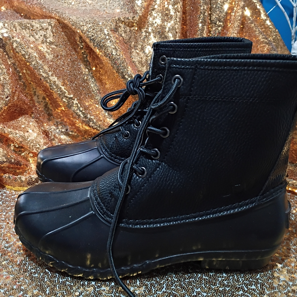 JBU Black Rain & Snow Boots